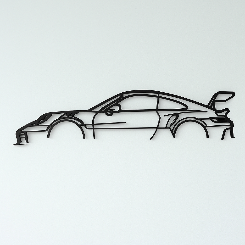 Silhouette inspired by Porsche GT3rs