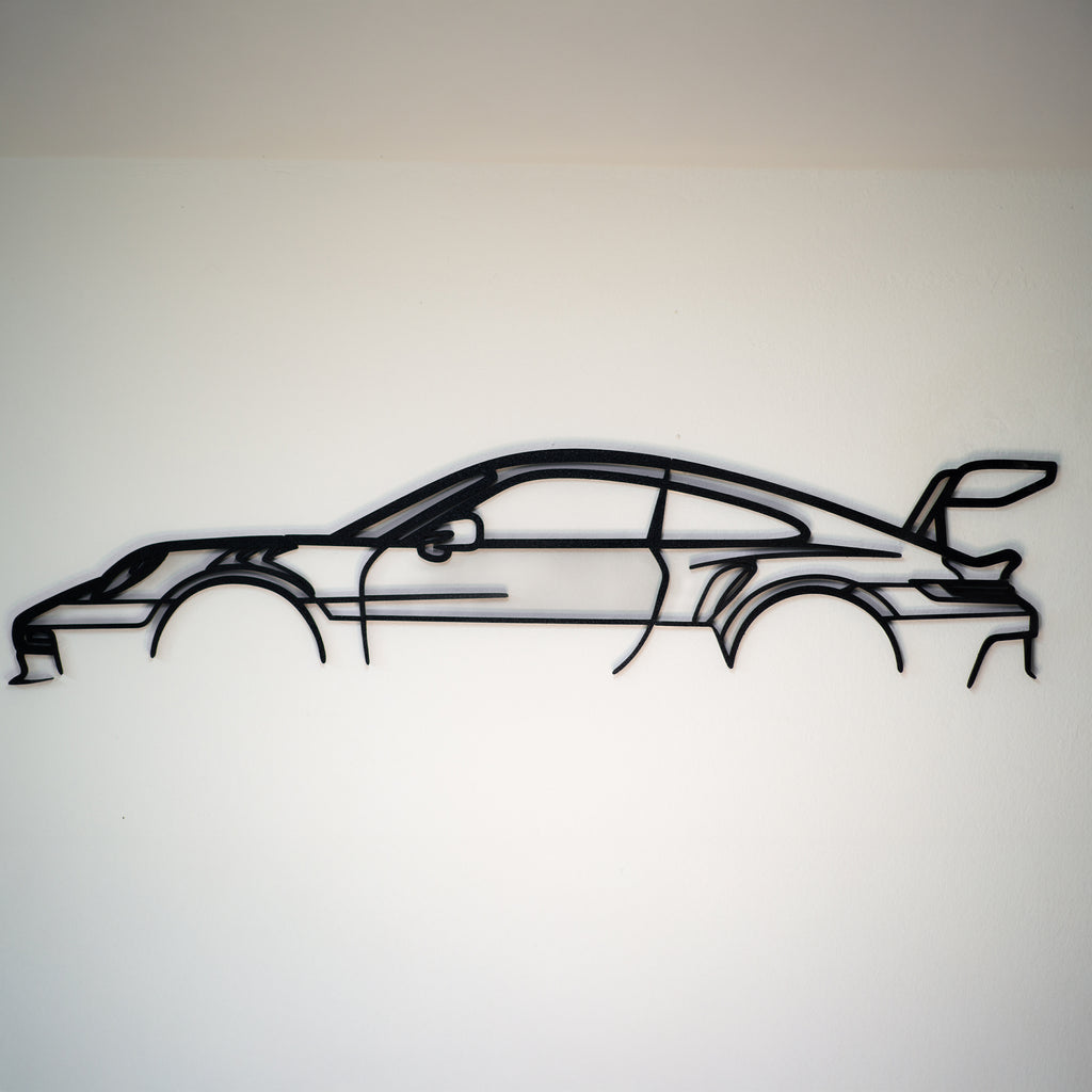 Silhouette inspired by Porsche GT3rs