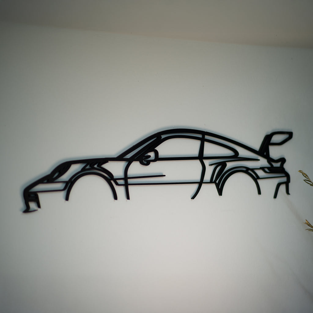 Silhouette inspired by Porsche GT3rs